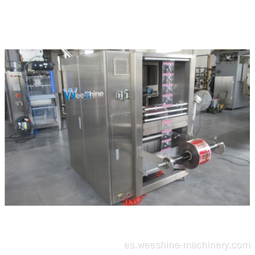 Máquina automática de envasado de alimentos Envasado de maquinaria de plástico Línea de envasado de envases de alimentos totalmente automatizada